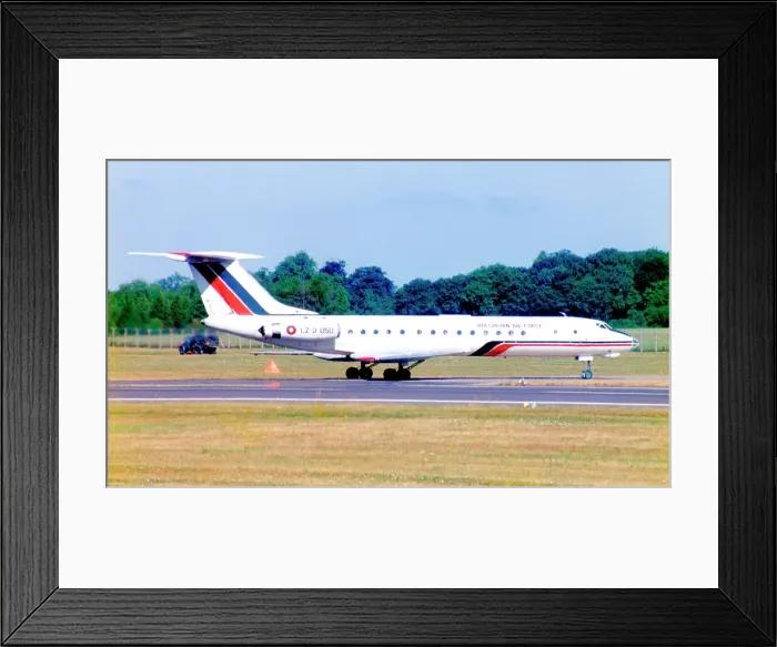 Framed Print : Tupolev Tu-134A LZ D 050 Framed Print : Tupolev Tu-134A LZ D 050