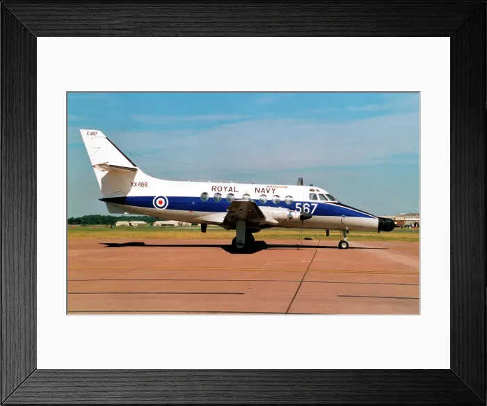 Framed Print : British Aerospace Jetstream T. 2 XX486 - 567 Framed Print : British Aerospace Jetstream T. 2 XX486 - 567
