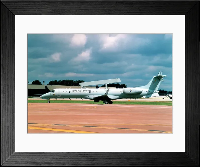 Framed Print : Embraer EMB-145SA R-99A 6704 Framed Print : Embraer EMB-145SA R-99A 6704