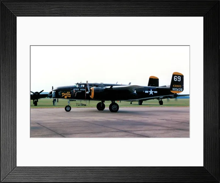 Framed Print : North-American TB-25N Mitchell N1042B Framed Print : North-American TB-25N Mitchell N1042B