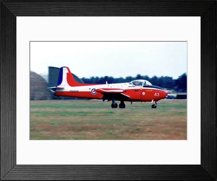Framed Print : Hunting Jet Provost T. 3A XN494 - 43 Framed Print : Hunting Jet Provost T. 3A XN494 - 43