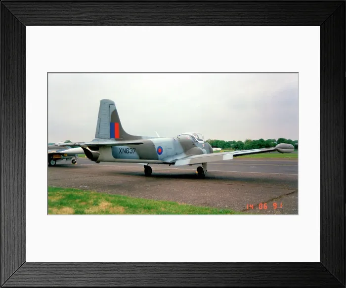 Framed Print : Hunting Jet Provost T. 3 G-BKOU - XN637 Framed Print : Hunting Jet Provost T. 3 G-BKOU - XN637