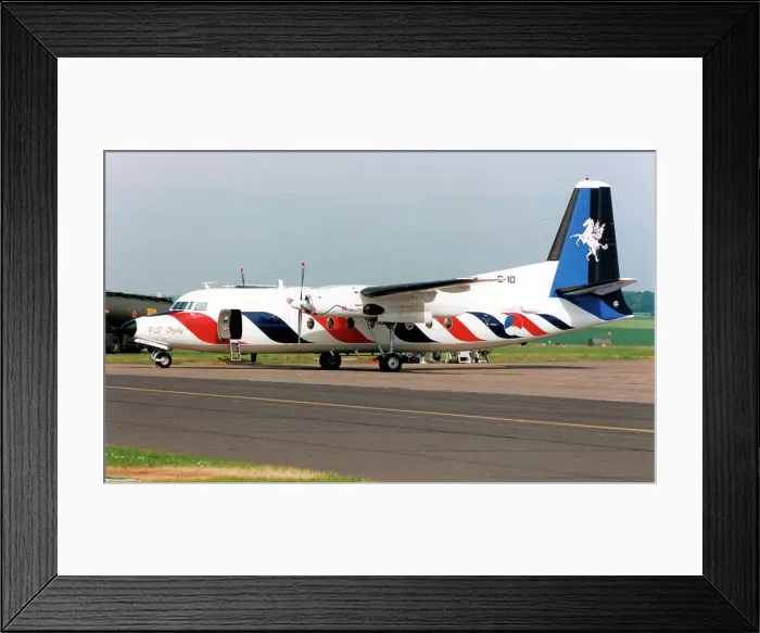 Framed Print : Fokker F-27 Troopship C-10