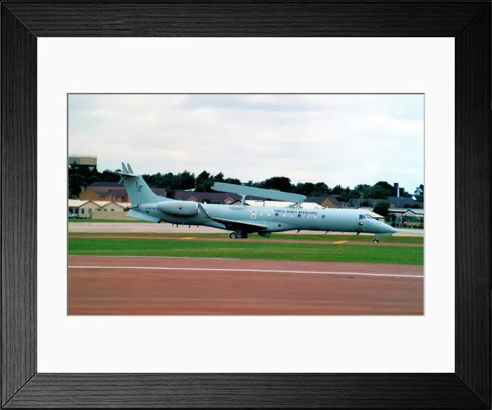 Framed Print : Embraer EMB-145SA R-99A 6704 Framed Print : Embraer EMB-145SA R-99A 6704