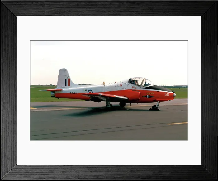 Framed Print : BAC Jet Provost T. 5 XW430 - 58 Framed Print : BAC Jet Provost T. 5 XW430 - 58