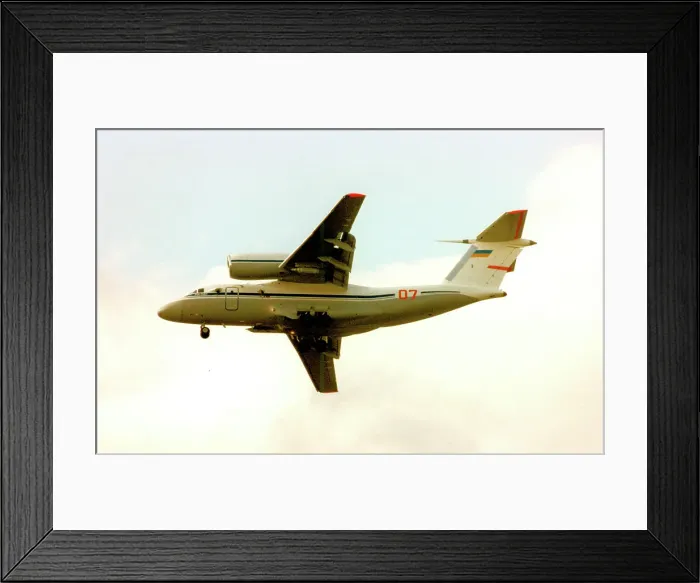Framed Print : Antonov An-72P 07 Red Framed Print : Antonov An-72P 07 Red