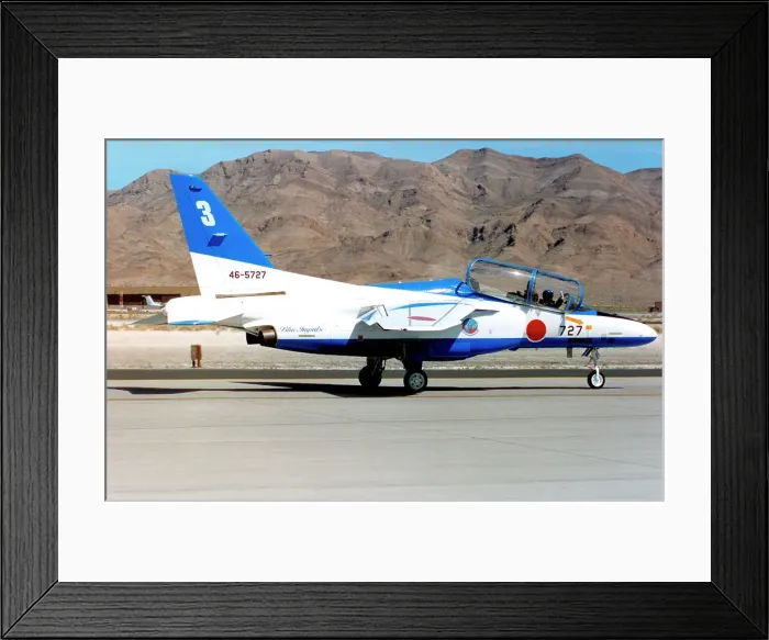 Framed Print : Kawasaki T-4 46-5727 - number 3 Framed Print : Kawasaki T-4 46-5727 - number 3