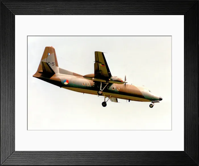 Framed Print : Fokker F-27 Troopship C-5 Framed Print : Fokker F-27 Troopship C-5