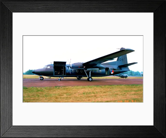 Framed Print : Fokker F-27 Troopship C-9 Framed Print : Fokker F-27 Troopship C-9