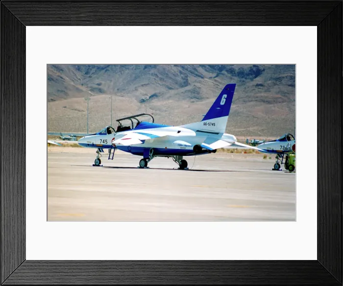Framed Print : Kawasaki T-4 66-5745 - number 6 Framed Print : Kawasaki T-4 66-5745 - number 6