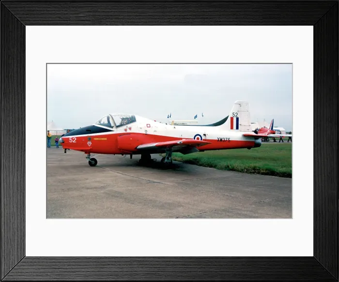 Framed Print : BAC Jet Provost T. 5A XW375 - 52 Framed Print : BAC Jet Provost T. 5A XW375 - 52