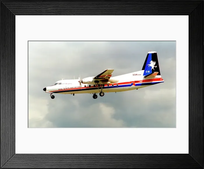 Framed Print : Fokker F-27 Troopship C-8 Framed Print : Fokker F-27 Troopship C-8
