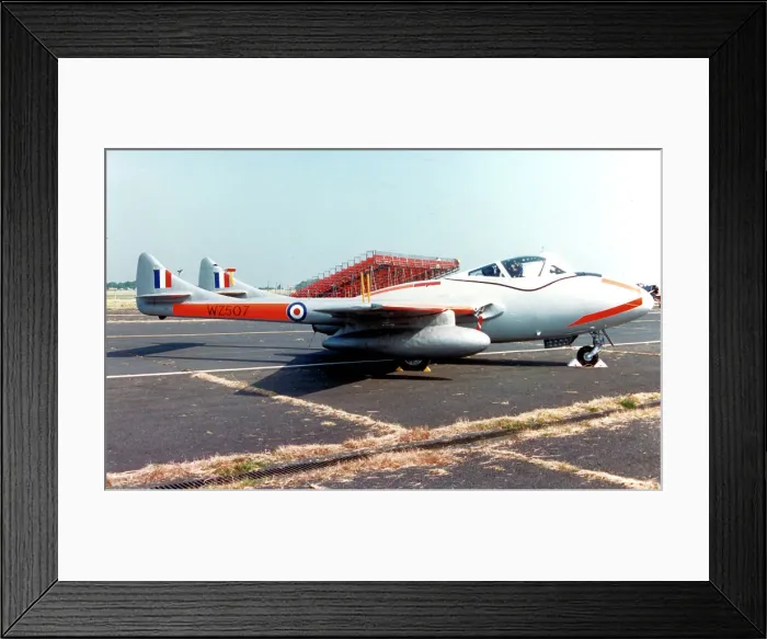 Framed Print : de Havilland DH. 115 Vampire Trainer T. 11 G-VTII - WZ507 Framed Print : de Havilland DH. 115 Vampire Trainer T. 11 G-VTII - WZ507