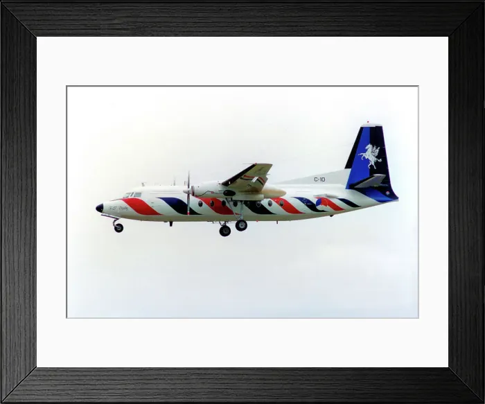 Framed Print : Fokker F-27 Troopship C-10 Framed Print : Fokker F-27 Troopship C-10
