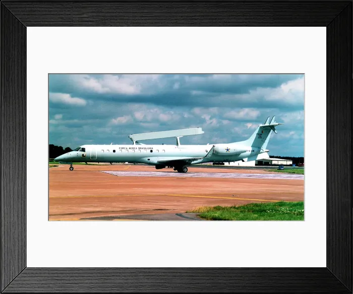 Framed Print : Embraer EMB-145SA R-99A 6704 Framed Print : Embraer EMB-145SA R-99A 6704