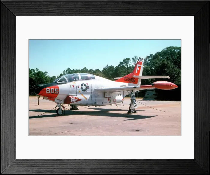 Framed Print : Rockwell T-2C Buckeye 158586 Framed Print : Rockwell T-2C Buckeye 158586