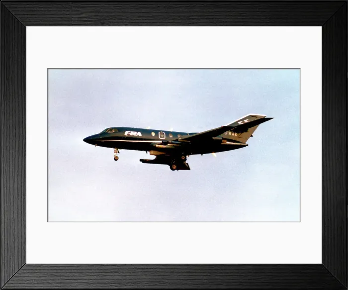Framed Print : Dassault Falcon 20DC G-FRAK Framed Print : Dassault Falcon 20DC G-FRAK
