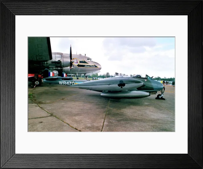 Framed Print : de Havilland DH. 112 Venom FB. 50 G-DHVM - WR470 Framed Print : de Havilland DH. 112 Venom FB. 50 G-DHVM - WR470
