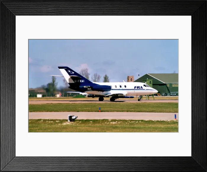 Framed Print : Dassault Falcon 20DC G-FRAI Framed Print : Dassault Falcon 20DC G-FRAI