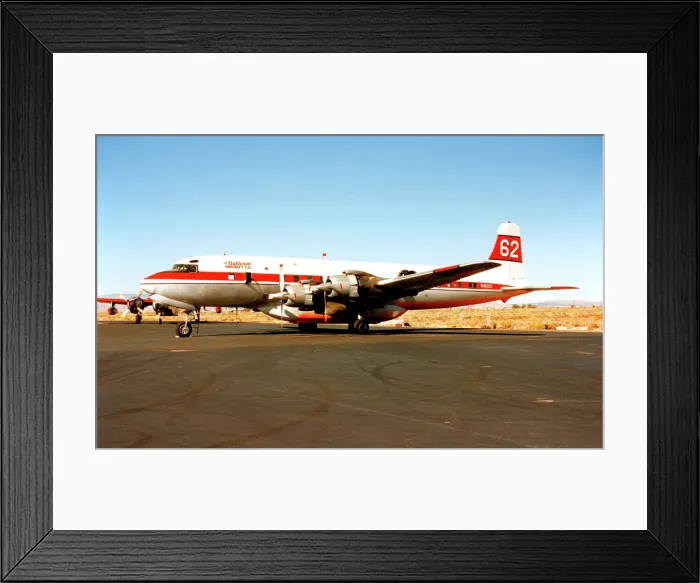 Framed Print : Douglas DC-7 N401US Framed Print : Douglas DC-7 N401US