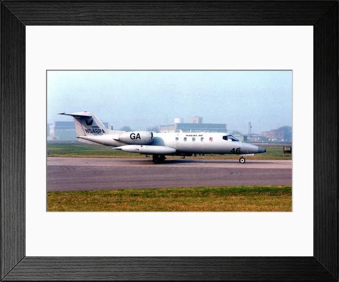 Framed Print : Learjet 35 N546PA Framed Print : Learjet 35 N546PA