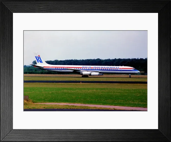 Framed Print : DC-8-63 N4935C Framed Print : DC-8-63 N4935C