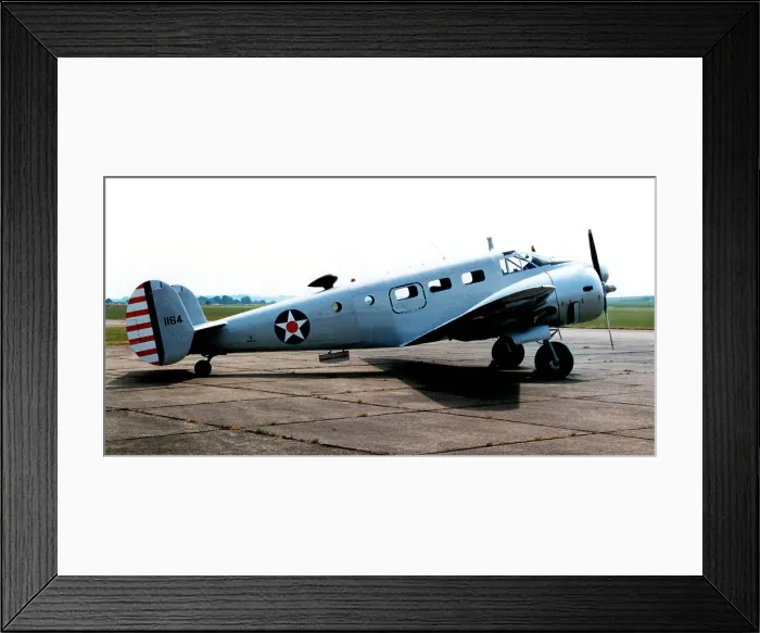 Framed Print : Beech Expeditor 3TM G-BKGL - 1164