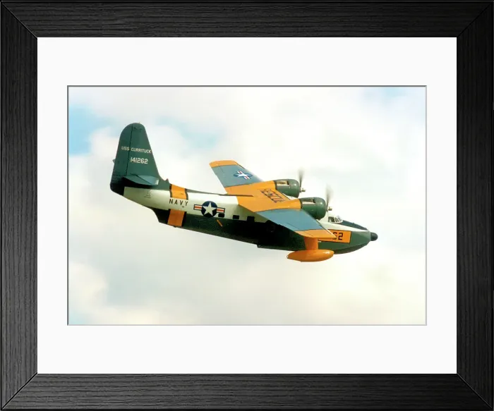 Framed Print : Grumman HU-16C Albatross N7025N - 141262 Framed Print : Grumman HU-16C Albatross N7025N - 141262