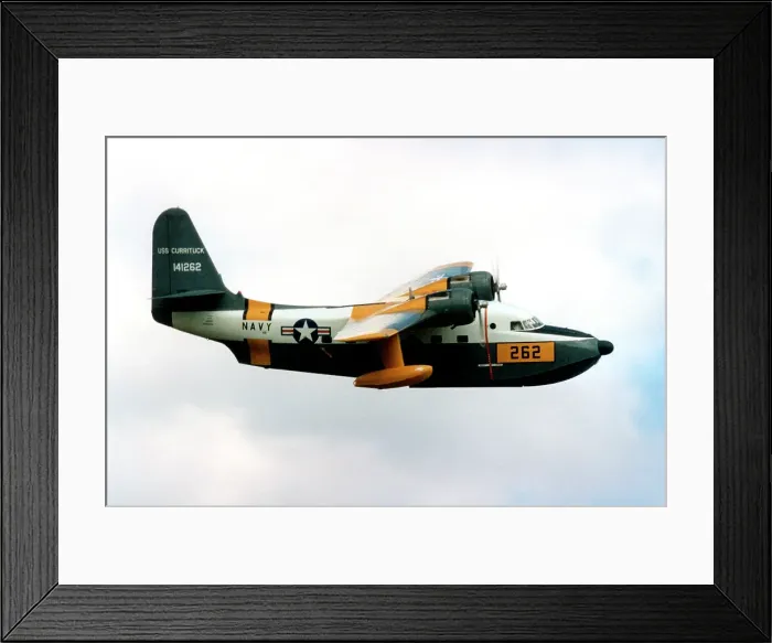Framed Print : Grumman HU-16C Albatross N7025N - 141262 Framed Print : Grumman HU-16C Albatross N7025N - 141262