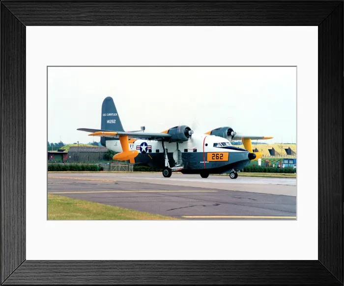 Framed Print : Grumman HU-16C Albatross N7025N - 141262 Framed Print : Grumman HU-16C Albatross N7025N - 141262