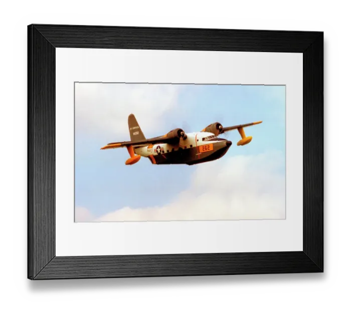 Framed Print : Grumman HU-16C Albatross N7025N - 141262 Framed Print : Grumman HU-16C Albatross N7025N - 141262