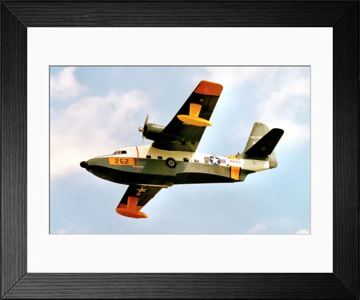 Framed Print : Grumman HU-16C Albatross N7025N - 141262 Framed Print : Grumman HU-16C Albatross N7025N - 141262