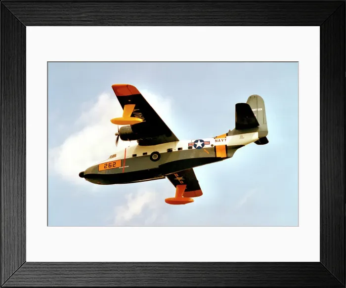 Framed Print : Grumman HU-16C Albatross N7025N - 141262 Framed Print : Grumman HU-16C Albatross N7025N - 141262