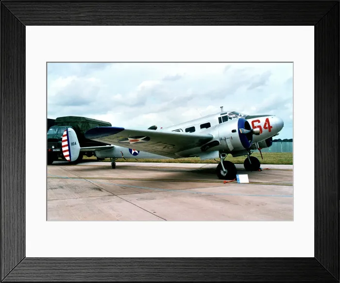 Framed Print : Beech Expeditor 3TM G-BKGL - 1164 Framed Print : Beech Expeditor 3TM G-BKGL - 1164