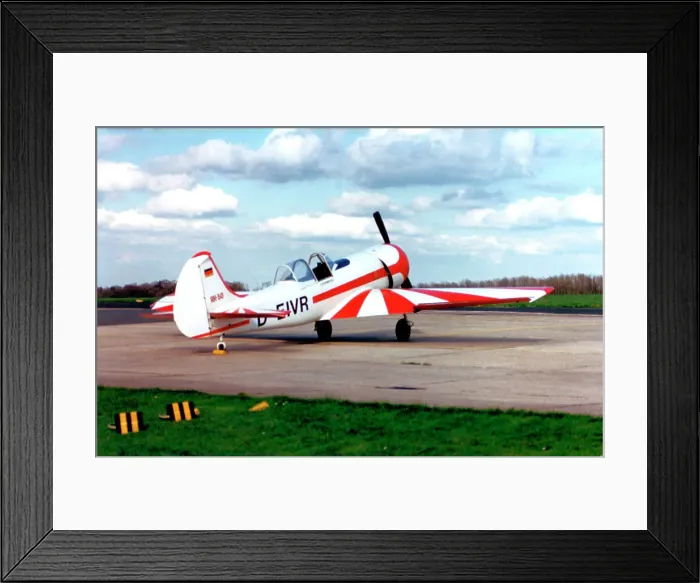 Framed Print : Yakovlev Yak-50 D-EIVR Framed Print : Yakovlev Yak-50 D-EIVR