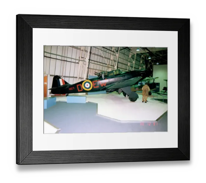 Framed Print : Boulton Paul Defiant F. I N1671 - D-EW Framed Print : Boulton Paul Defiant F. I N1671 - D-EW