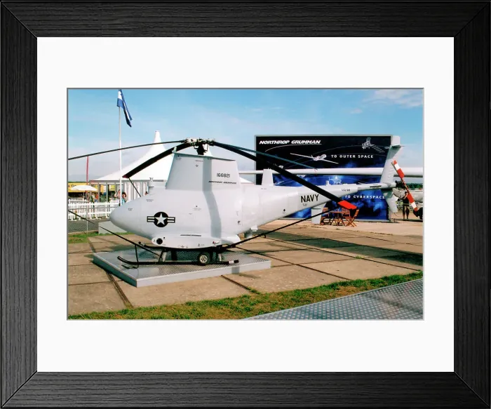 Framed Print : Northrop Grumman MQ-8B Fire Scout replica 166821 Framed Print : Northrop Grumman MQ-8B Fire Scout replica 166821