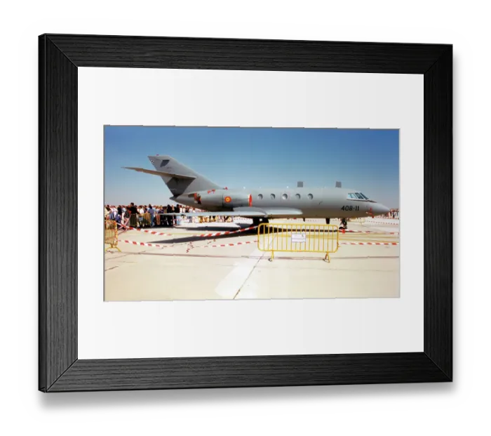 Framed Print : Dassault Falcon 20D ECM TM. 11-3 - 408-11 Framed Print : Dassault Falcon 20D ECM TM. 11-3 - 408-11
