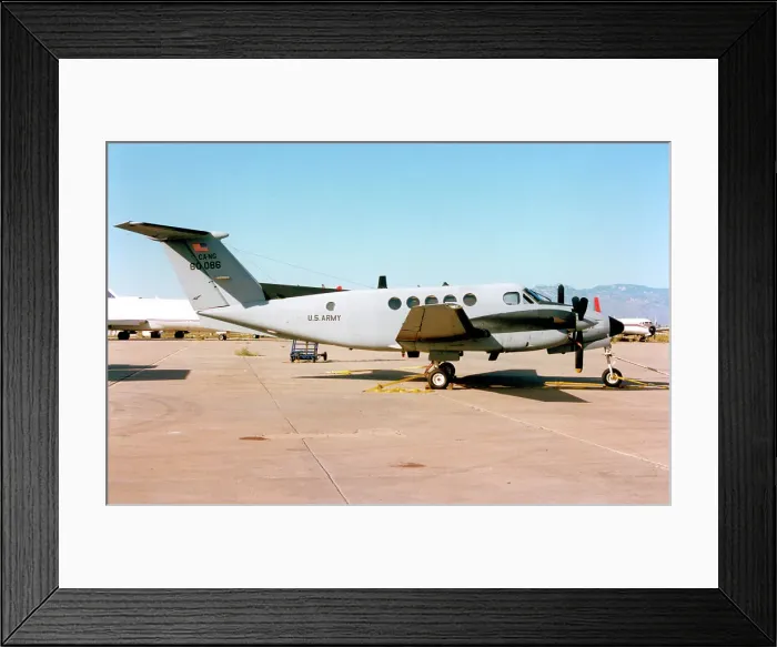 Framed Print : Beechcraft C-12F Huron 86-0086 Framed Print : Beechcraft C-12F Huron 86-0086