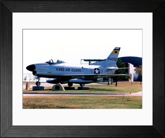 Framed Print : North American F-86L Sabre 52-4256