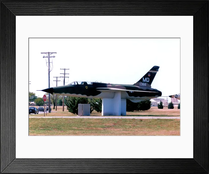 Framed Print : Republic F-105F Thunderchief 63-8366 Framed Print : Republic F-105F Thunderchief 63-8366