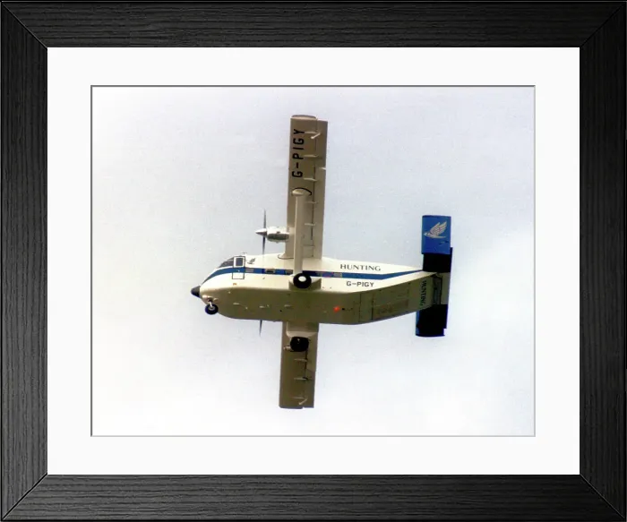 Framed Print : Short Skyvan 3-100 G-PIGY Framed Print : Short Skyvan 3-100 G-PIGY