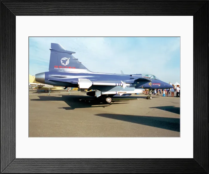 Framed Print : SAAB-British Aerospace Gripen mock-up Framed Print : SAAB-British Aerospace Gripen mock-up