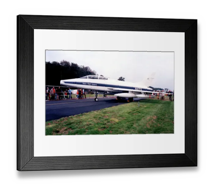 Framed Print : North American F-100F Super Sabre N417FS Framed Print : North American F-100F Super Sabre N417FS
