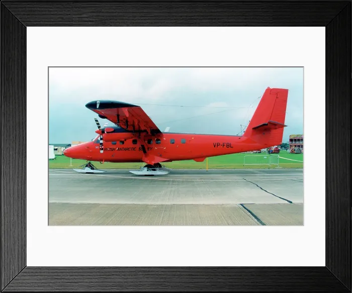 Framed Print : de Havilland Canada DHC-6-300 Twin Otter VP-FBL