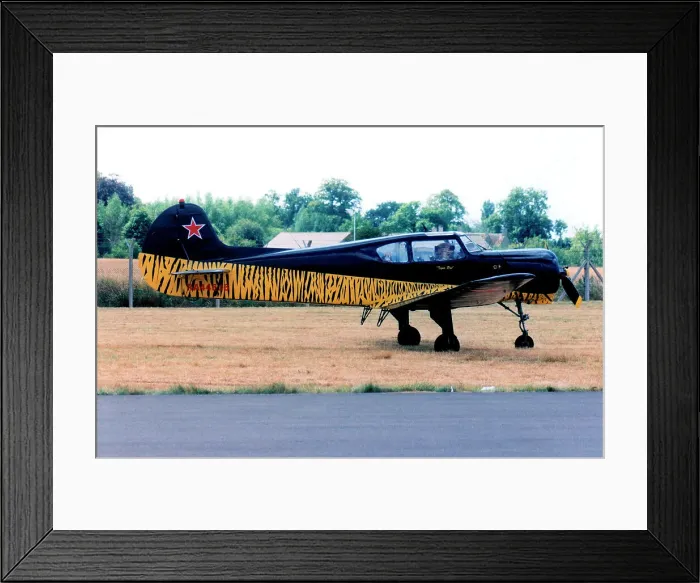 Framed Print : Yakovlev Yak-18T RA44506 Tiger Pat Framed Print : Yakovlev Yak-18T RA44506 Tiger Pat