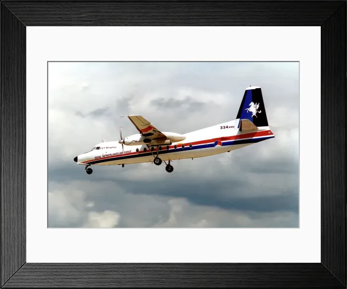 Framed Print : Fokker F-27 Troopship C-8 Framed Print : Fokker F-27 Troopship C-8