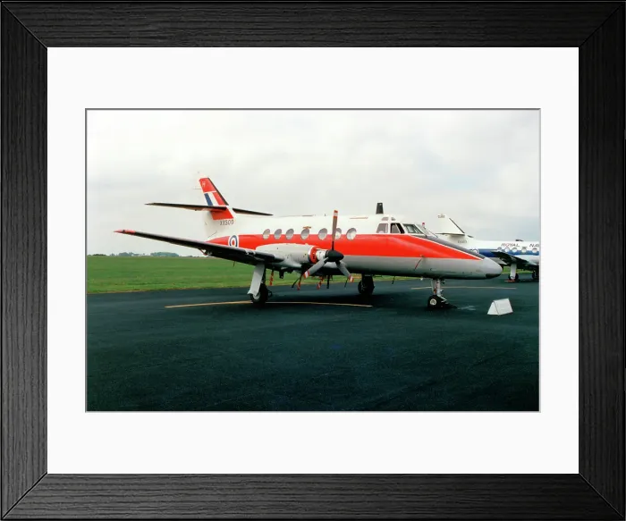 Framed Print : Scottish Aviation Jetstream T. 1 XX500 - H Framed Print : Scottish Aviation Jetstream T. 1 XX500 - H