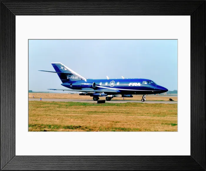Framed Print : Dassault Falcon 20DC G-FRAK Framed Print : Dassault Falcon 20DC G-FRAK