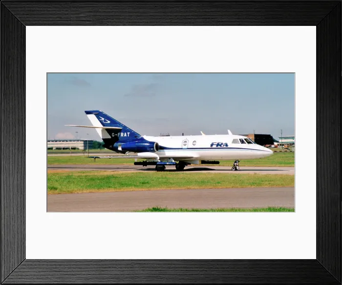 Framed Print : Dassault Falcon 20DC G-FRAT Framed Print : Dassault Falcon 20DC G-FRAT